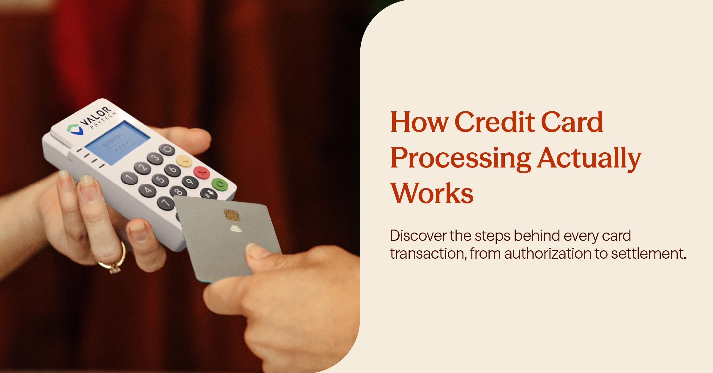 How Credit Card Processing Works